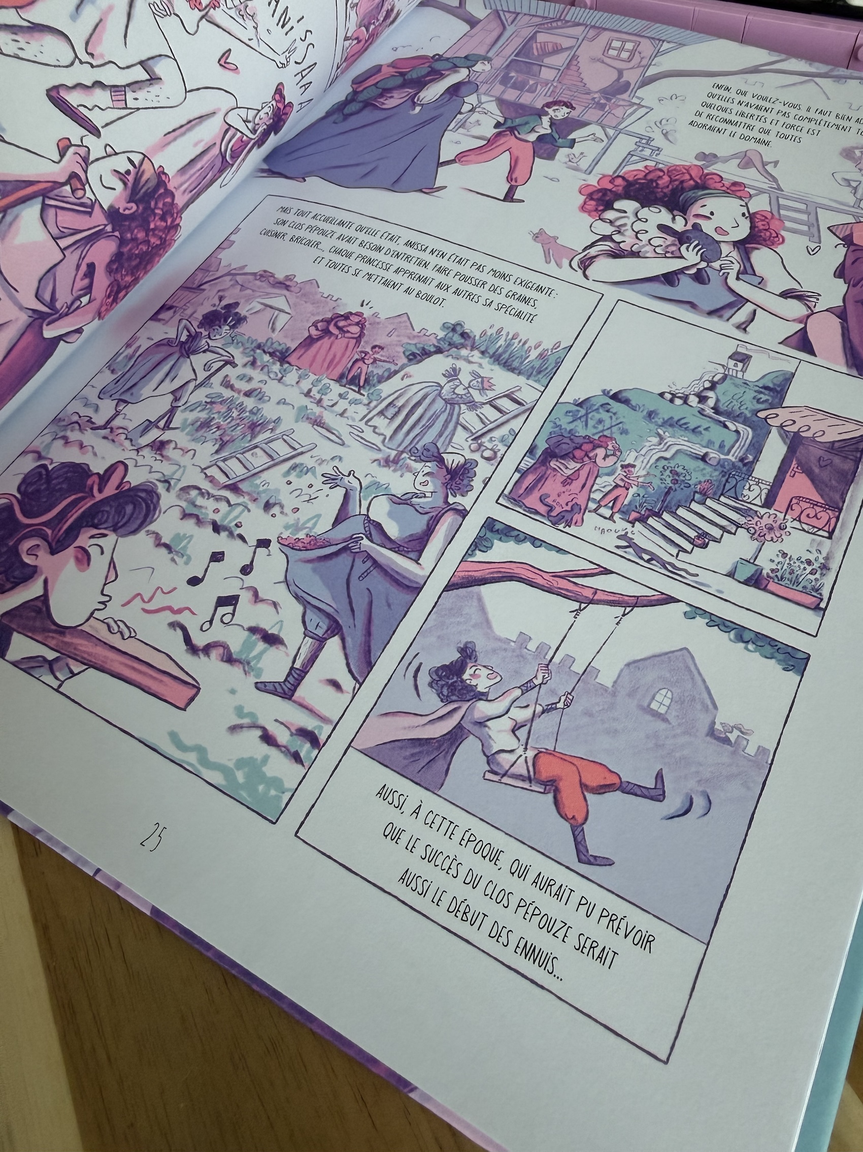 Intérieur de la BD Pépouze